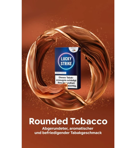 Lucky Strike for glo Rounded Tobacco Lucky Strike for glo Rounded Tobacco